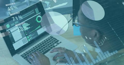 African American Businessman Analyzing Digital Finance Data - Download Free Stock Images Pikwizard.com