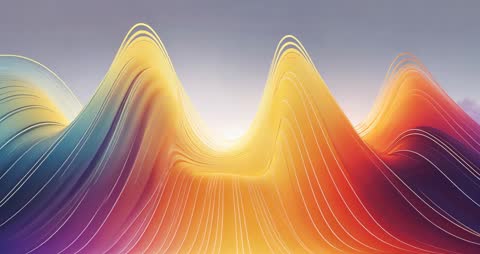 Undulating Abstract Waves in Dynamic Gradient Space