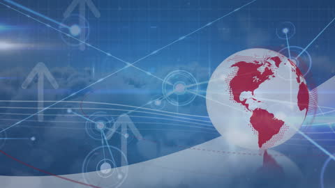 Global Networking and Data Exchange Visualization