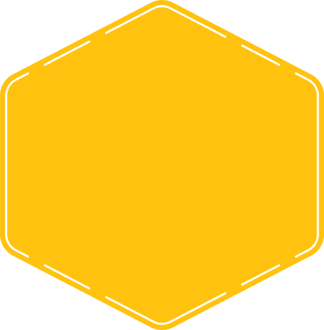Solid Yellow Hexagon Banner Design on Transparent Background - Download Free Stock Videos Pikwizard.com