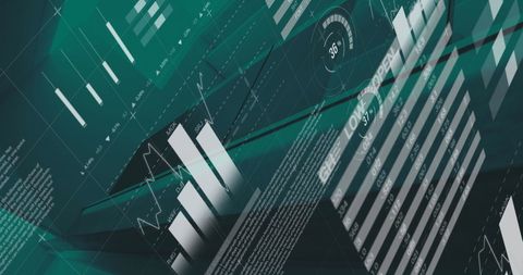 modern digital interface with dynamic data visualizations - Download Free Stock Images Pikwizard.com