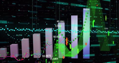 Dynamic Stock Market Trends with Digital Data Insights - Download Free Stock Images Pikwizard.com