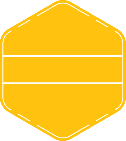 transparent hexagon yellow badge template with copy space - Download Free Stock Videos Pikwizard.com