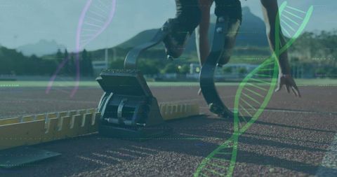 Digital Prodigy: Sprinter Pushing Limits with Prosthetic Runners