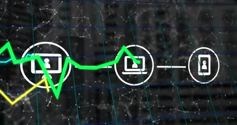 Digital Fintech Interface with Data Analysis Elements