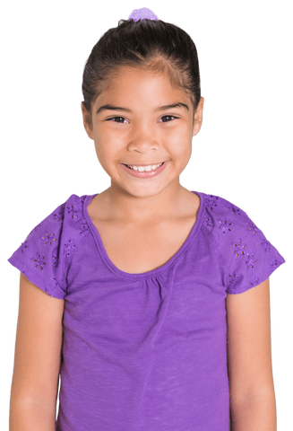 smiling biracial girl on transparent background embracing joy - Download Free Stock Videos Pikwizard.com