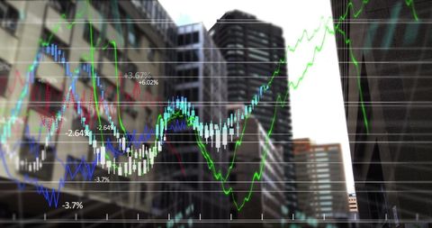 rising finance chart analysis against urban skyline - Download Free Stock Images Pikwizard.com