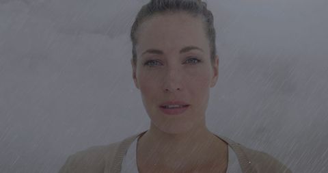 Calm Confident Female Doctor Standing in Rain - Download Free Stock Images Pikwizard.com