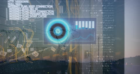 Futuristic Data Analysis Overlaying Power Grid