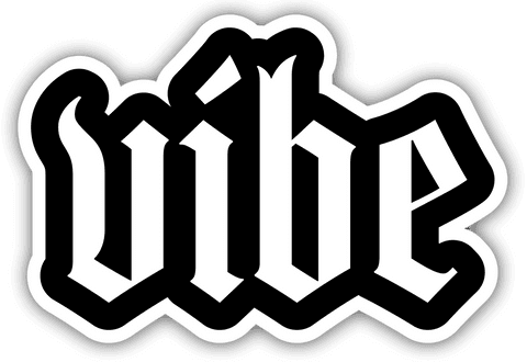 transparent sticker effect vibe text with bold typography - Download Free Stock Videos Pikwizard.com