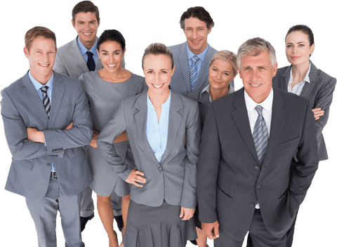 Diverse Transparent Business Team Smiling with Confidence - Download Free Stock Videos Pikwizard.com