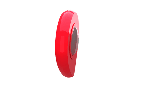 Glossy Red Transparent Navigation Pin on White Background - Download Free Stock Videos Pikwizard.com