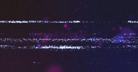 Abstract Glitch Effect with Cosmic Neon Hues