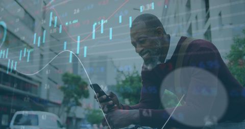 African American Professional Analyzing Stock Market Data on Smartphone - Download Free Stock Images Pikwizard.com