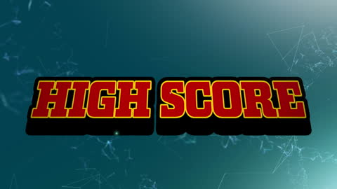 Dynamic High Score Graphic in Retro Gaming Style