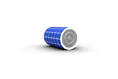 transparent solar powered battery concept on white background - Download Free Stock Videos Pikwizard.com