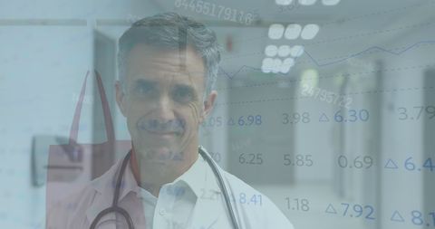 Doctor Analyzing Healthcare Data in Hospital Corridor - Download Free Stock Images Pikwizard.com