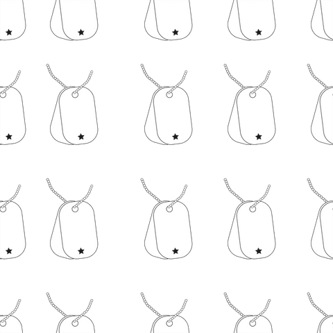 seamless transparent dog tag pattern with copy space for designs - Download Free Stock Videos Pikwizard.com