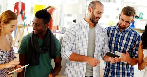 Energetic Team Brainstorming in Modern Office - Download Free Stock Images Pikwizard.com