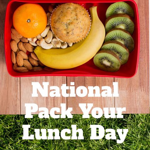 healthy homemade lunchbox with fruits and nuts - Download Free Stock Templates Pikwizard.com