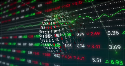 Global Market Digital Projection with Data Visualization