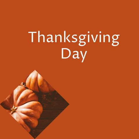 Thanksgiving Day Celebration with Pumpkins and Brown Tones - Download Free Stock Templates Pikwizard.com