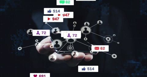 Holographic Social Media Analytics and Engagement Concept