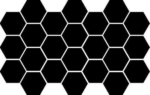 network of black hexagons on transparent background - Download Free Stock Videos Pikwizard.com