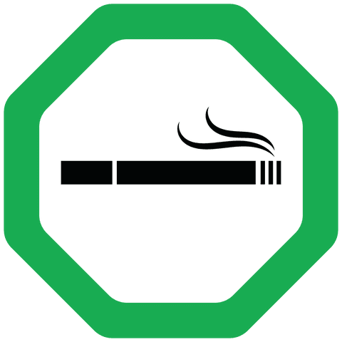 green smoking icon on transparent background - Download Free Stock Videos Pikwizard.com