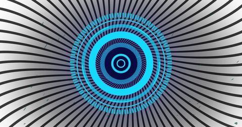 Abstract Geometric Pattern with Dynamic Circles