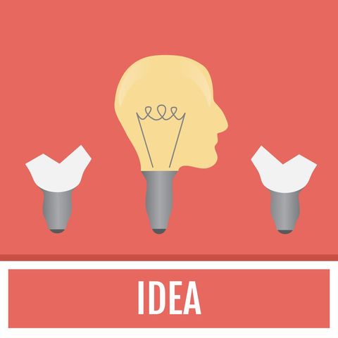 creative head shape lightbulb symbolizing ideas - Download Free Stock Templates Pikwizard.com