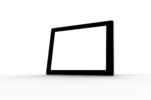 Sleek Black Tablet on Transparent Background with Copy Space - Download Free Stock Videos Pikwizard.com