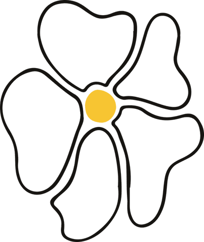Modern Geometric Flower Outline with Yellow Center on Transparent Background - Download Free Stock Videos Pikwizard.com