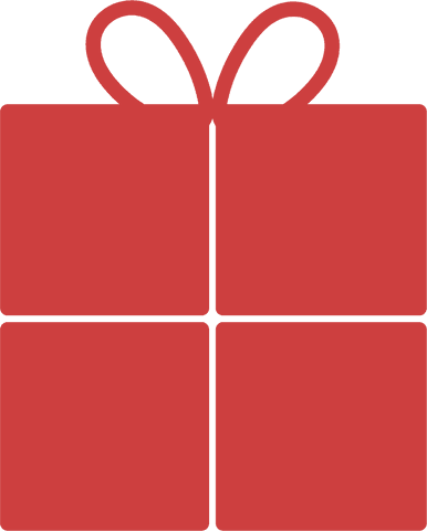 red gift box design with bow on transparent background - Download Free Stock Videos Pikwizard.com