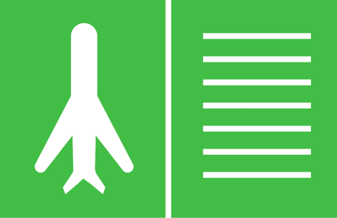 Green Travel Icon Sign on Transparent Background - Download Free Stock Videos Pikwizard.com