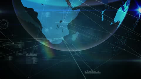 Global Digital Connections with Network Visualization