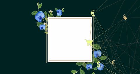 Global Connections Network Concept with Digital and Natural Elements