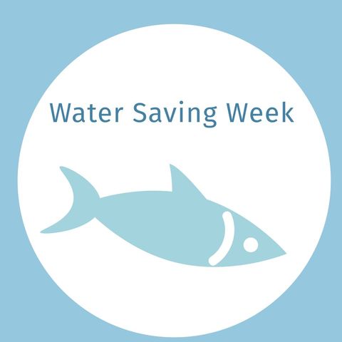 water saving week graphic with fish and eco theme - Download Free Stock Templates Pikwizard.com