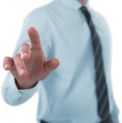Transparent Midsection of Businessman Touching Digital Interface - Download Free Stock Videos Pikwizard.com
