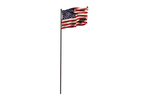 american flag waving on transparent background - Download Free Stock Videos Pikwizard.com