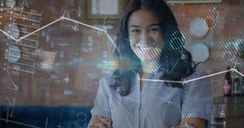 Confident Professional Analyzing Data in Modern Workspace