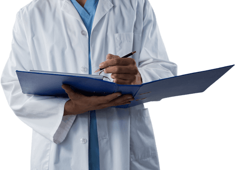 transparent background doctor writing medical report concept - Download Free Stock Videos Pikwizard.com