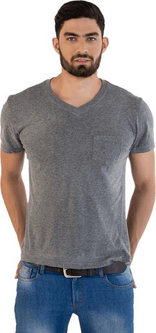 Portrait of Handsome Man Standing in Casual Outfit Isolated on Transparent Background - Download Free Stock Videos Pikwizard.com