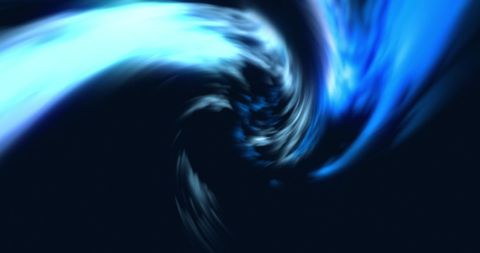 Swirling Neon Blue Light Wave on Black Background - Download Free Stock Images Pikwizard.com