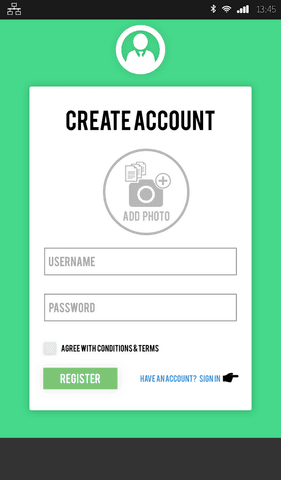 transparent create account window on green background - Download Free Stock Videos Pikwizard.com