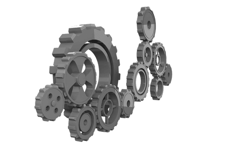 Transparent Gray Gears Illustrating Connection and Cooperation - Download Free Stock Videos Pikwizard.com