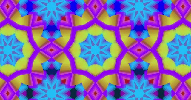 Vibrant Kaleidoscope Pattern in Dynamic Motion - Download Free Stock Images Pikwizard.com