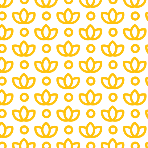 Abstract Yellow Floral Pattern on Transparent Background - Download Free Stock Videos Pikwizard.com
