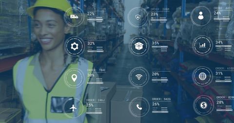 Digital Innovation in Warehouse Management System - Download Free Stock Images Pikwizard.com
