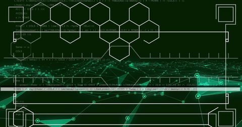 abstract digital interface with data and human-coded elements - Download Free Stock Images Pikwizard.com